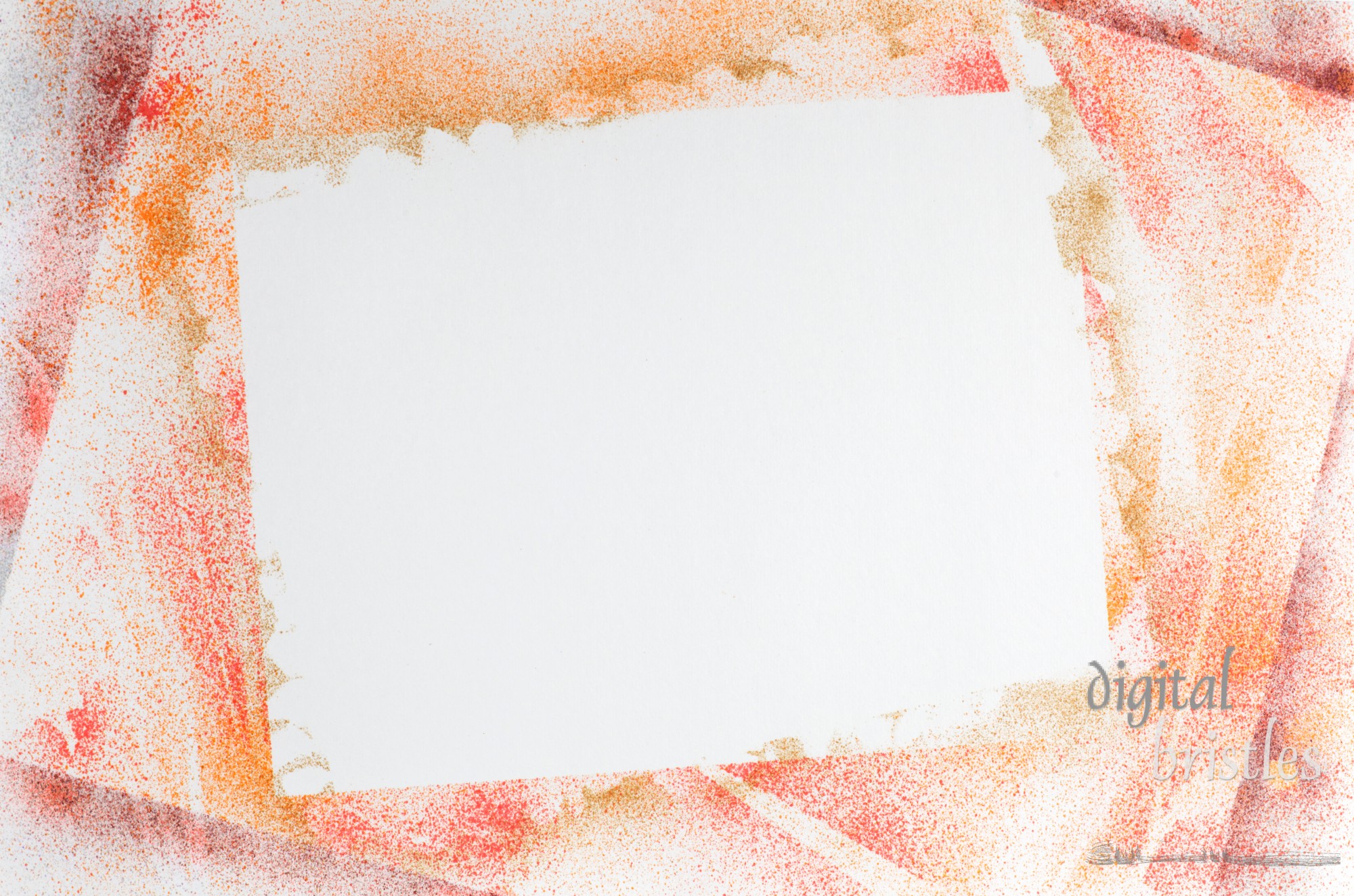 Airbrushed abstract background in oranges and browns
