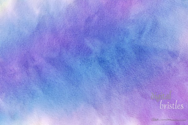 Textured paper stained with purple and turquoise vegetable dye