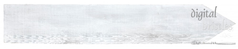 Whitewashed wood sign