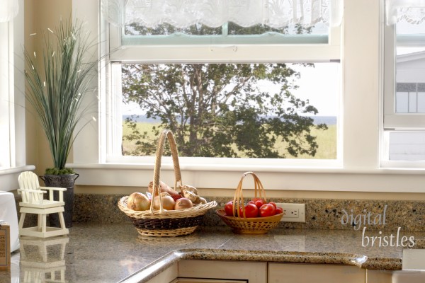 Queit corner overlooking the ocean