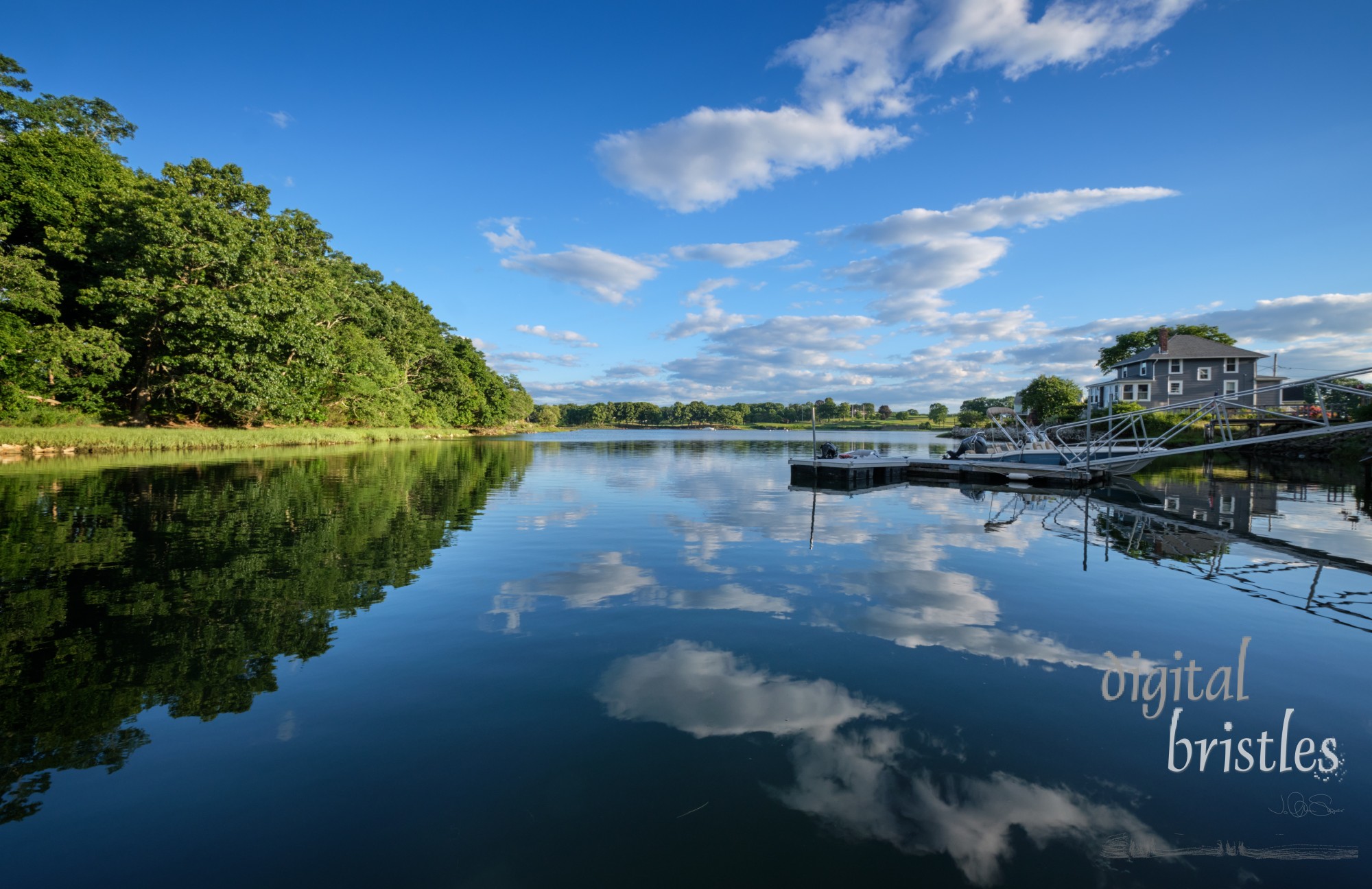 Late afternoon on the Crane River near Salem & Beverly Massachusetts