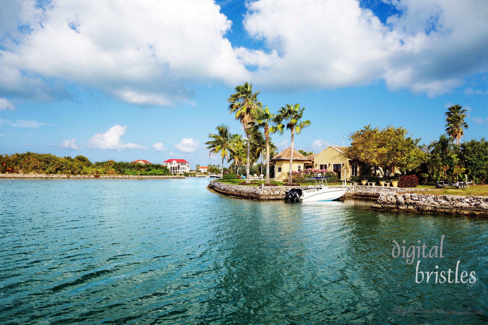 Waterfront homes on Grand Cayman 