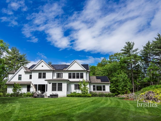 New England home generating its own energy with rooftop solar panels