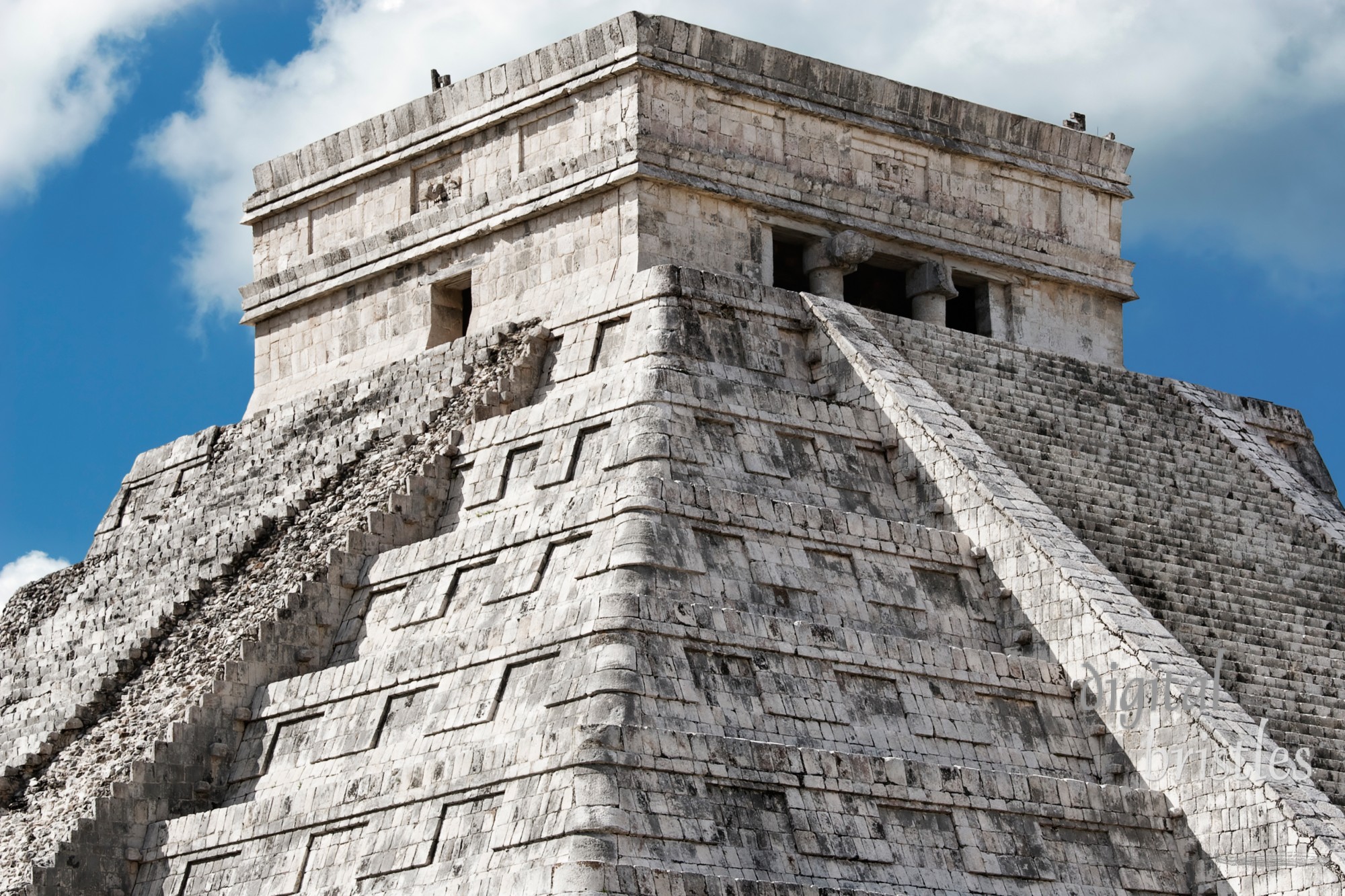 Top of the pyramid of Kukulcan (El Castillo) at Chichen Itza