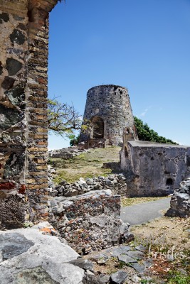 Ruined windmill at the Annaberg Plantation, St. John